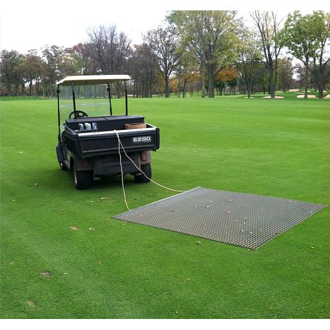 Sleepmatten voor rijbanen en sportvelden